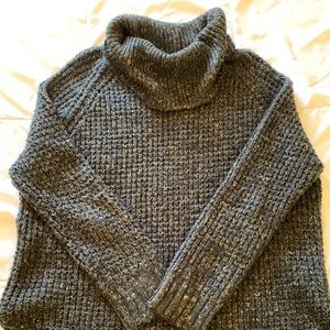 Chunky Free People cowl neck sweater